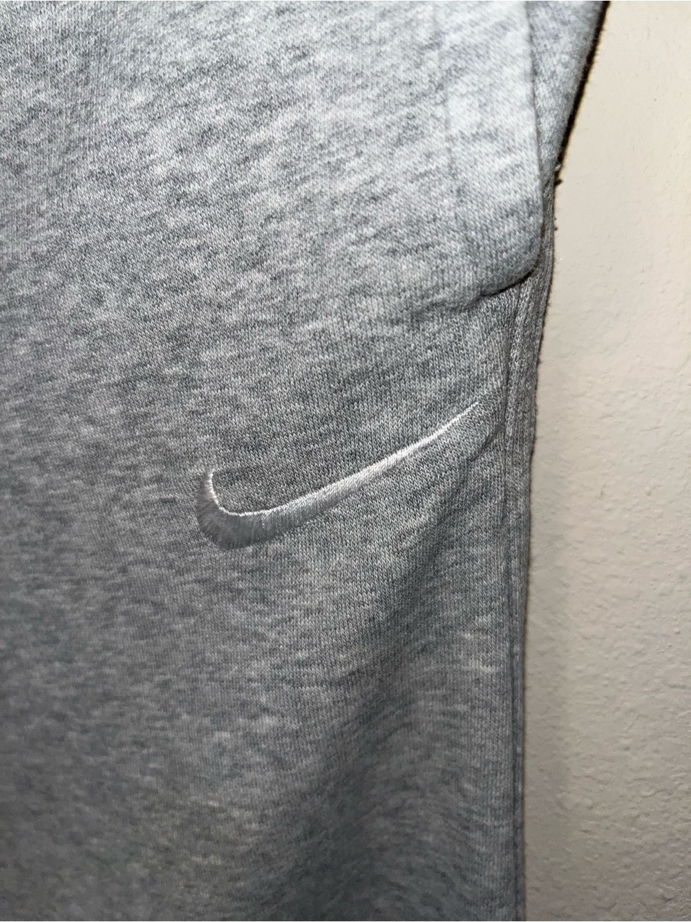 Nike Gray Joggers with White Swoosh - Picture 3 of 5
